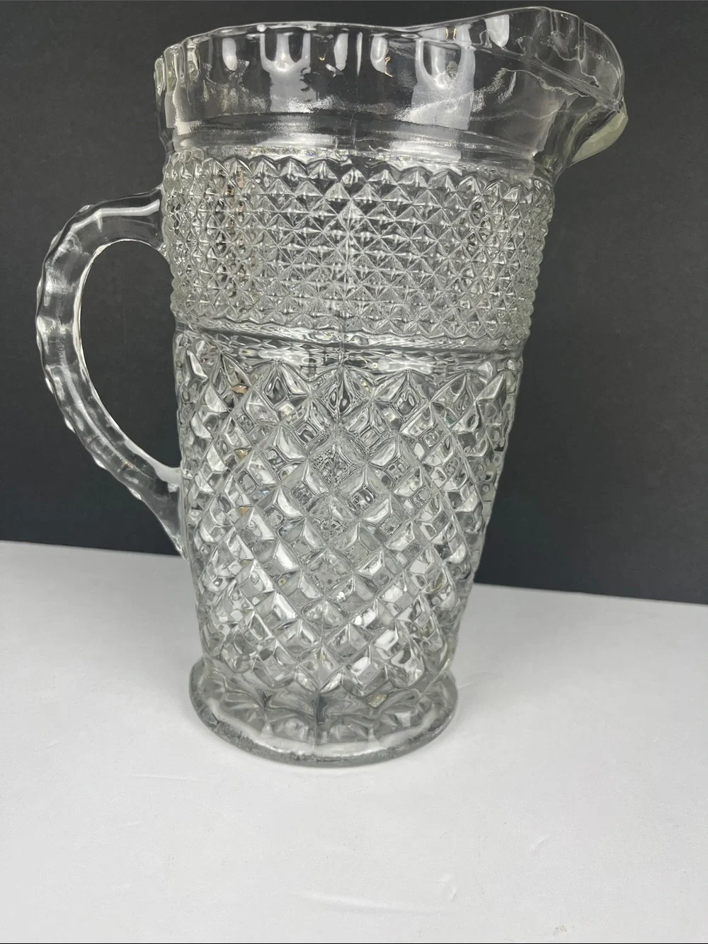 Vintage Anchor Hocking Wexford Pitcher- 64 ounces